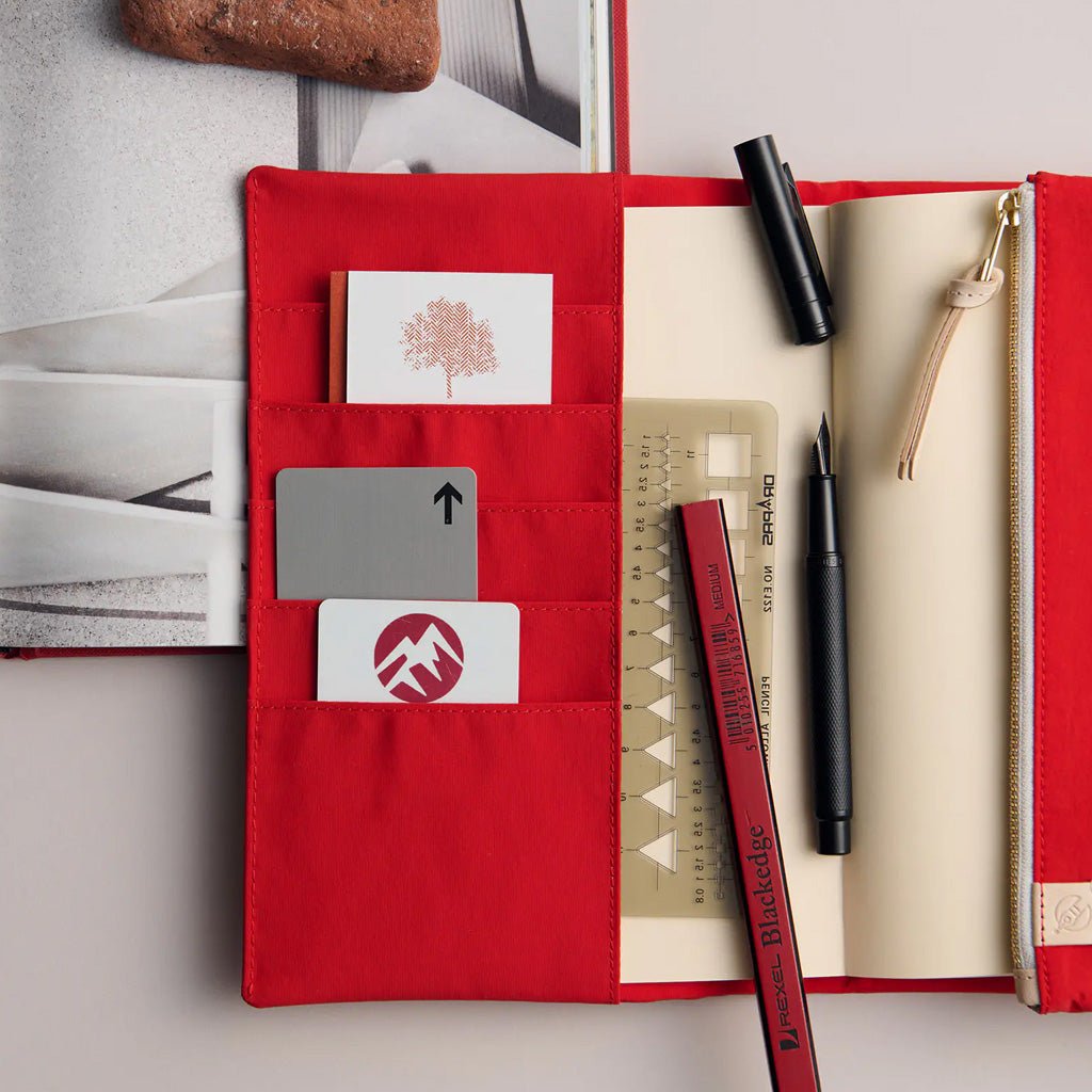 Hobonichi Techo Cover Cousin A5 - Tragen: Red