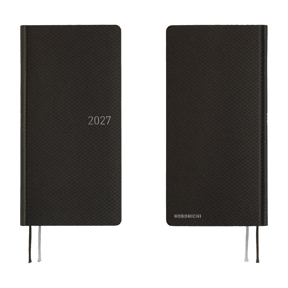 Hobonichi Techo Weeks 2027 - Paper Series: Black Argyle