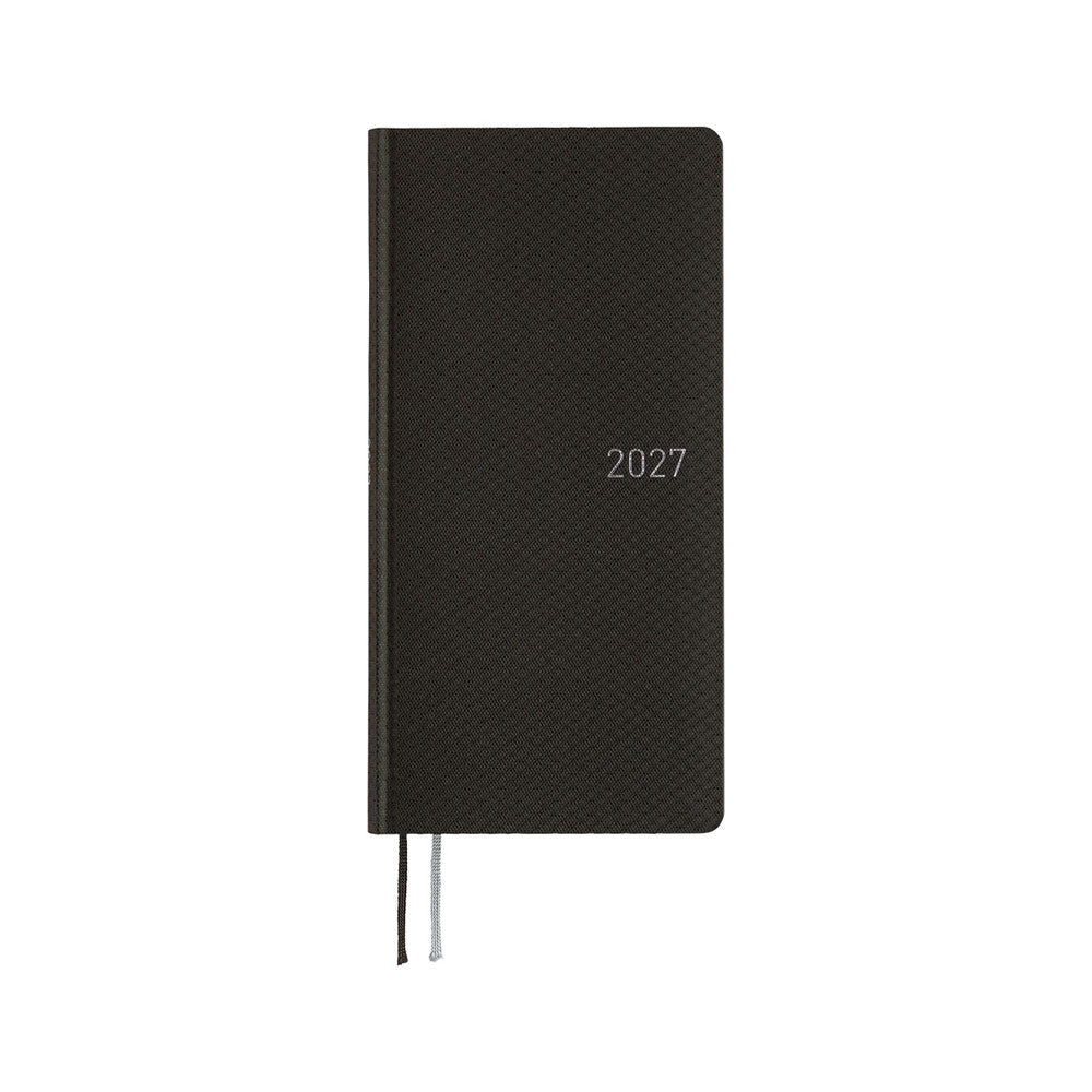 Hobonichi Techo Weeks 2027 - Paper Series: Black Argyle