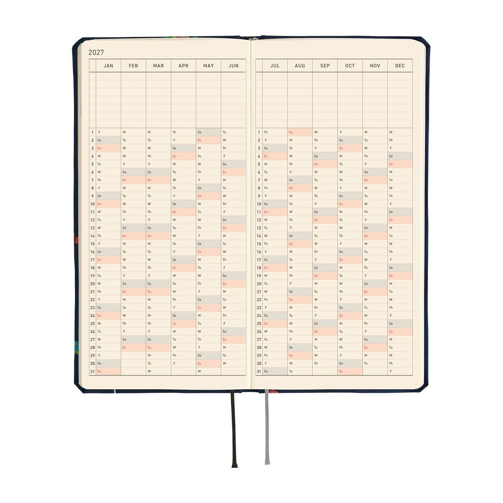 Hobonichi Techo Weeks 2027 - Bow & Tie: Candy Dream