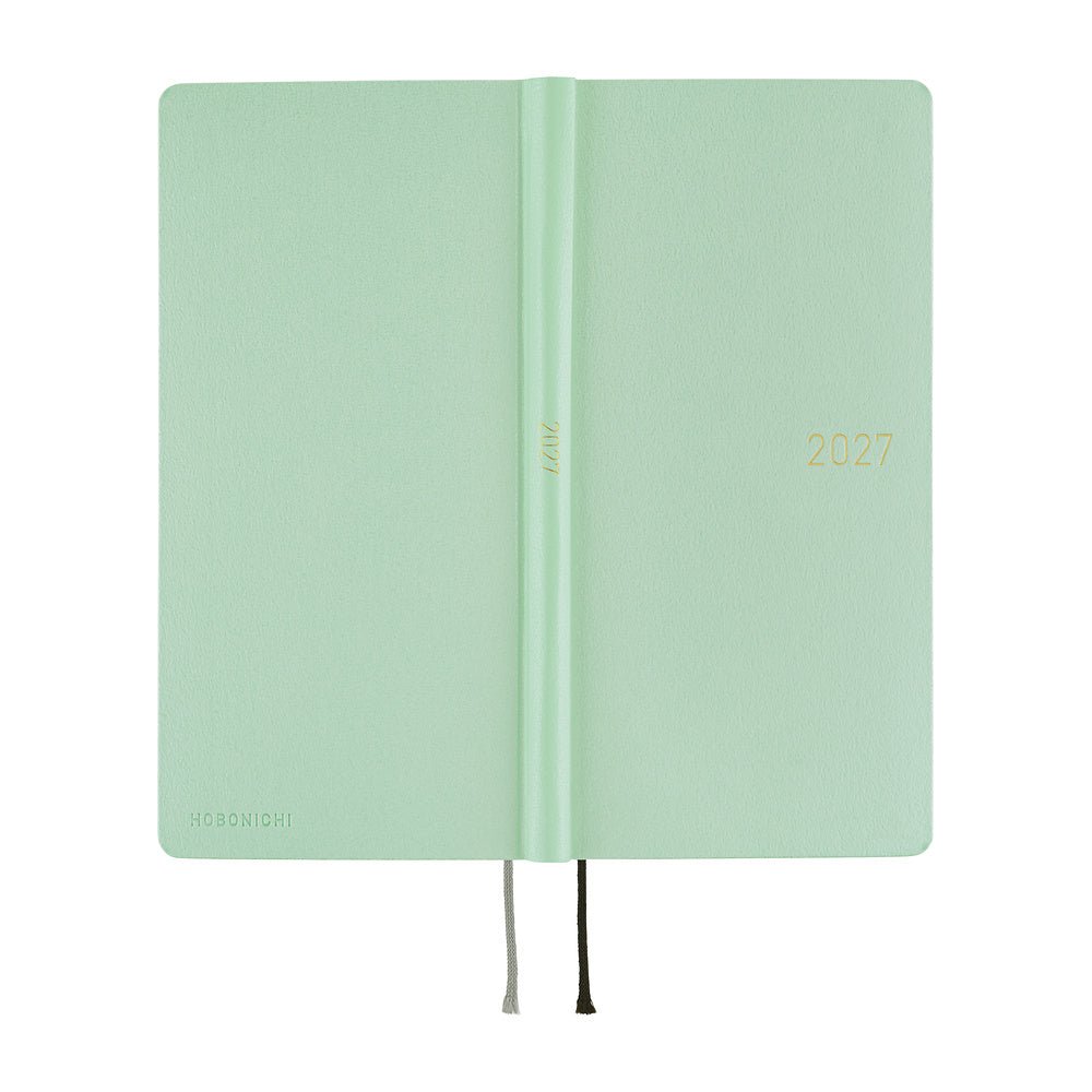 Hobonichi Techo Weeks 2027 - Paper Series: Frosty Jade