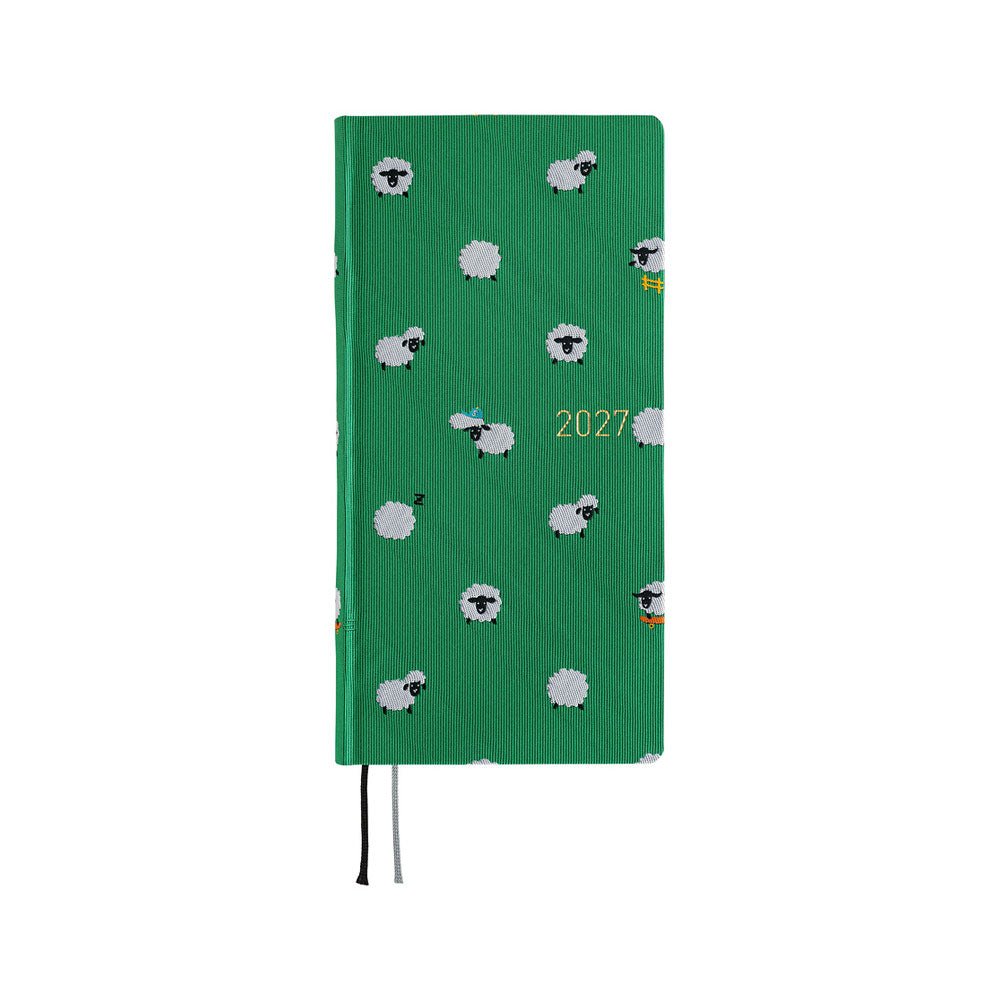 Hobonichi Techo Weeks Mega 2027 - Bow & Tie: Sheep Sheep Sheep