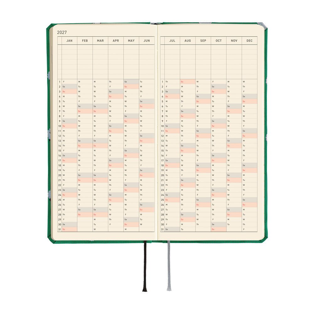 Hobonichi Techo Weeks Mega 2027 - Bow & Tie: Sheep Sheep Sheep