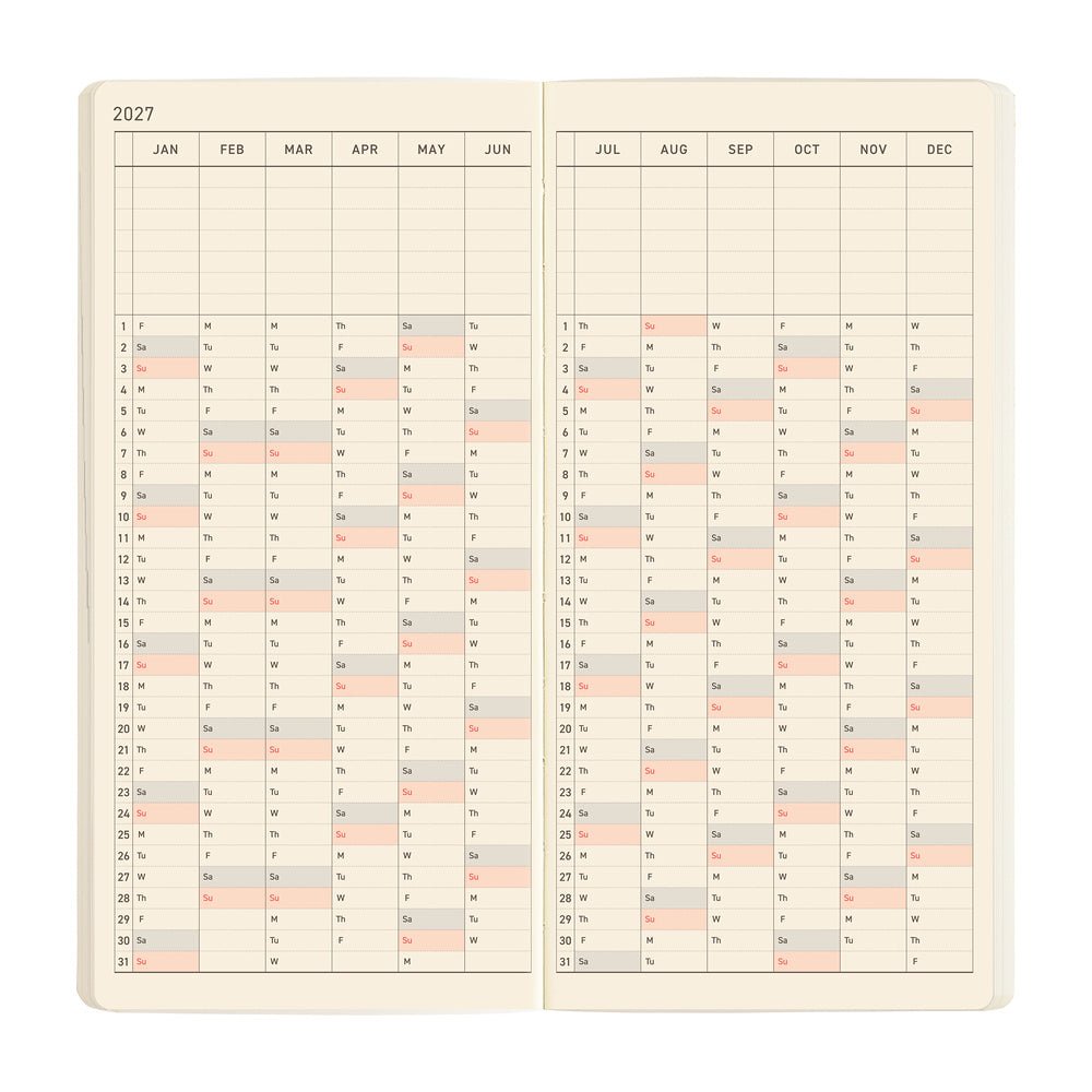 Hobonichi Techo Weeks Mega 2027 - Sneaker: Lime Green