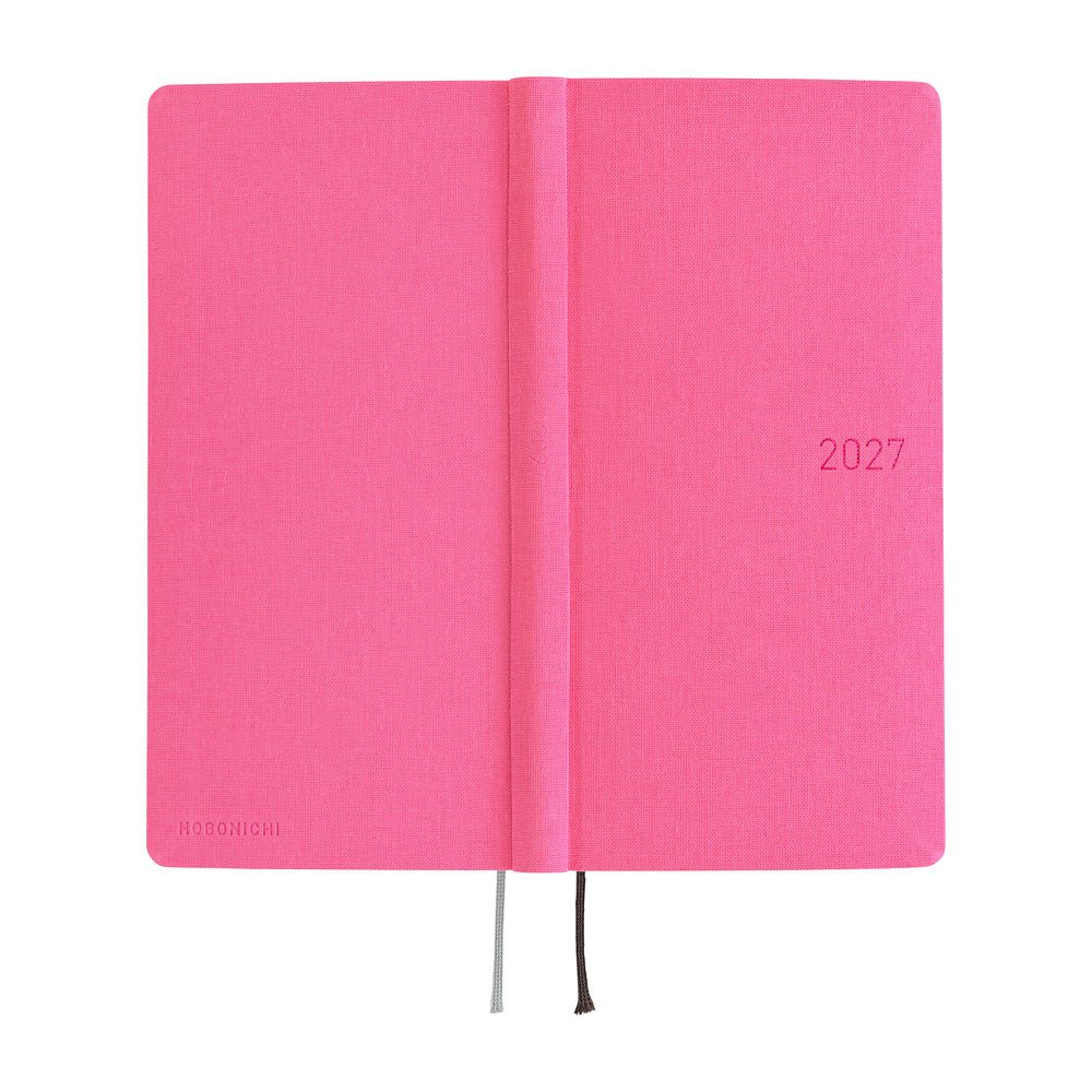 Hobonichi Techo Weeks Mega 2027 - Colors: Pink Sapphire