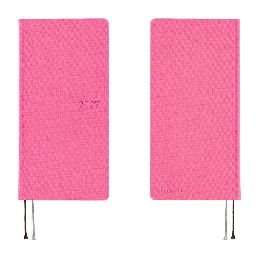 Hobonichi Techo Weeks Mega 2027 - Colors: Pink Sapphire