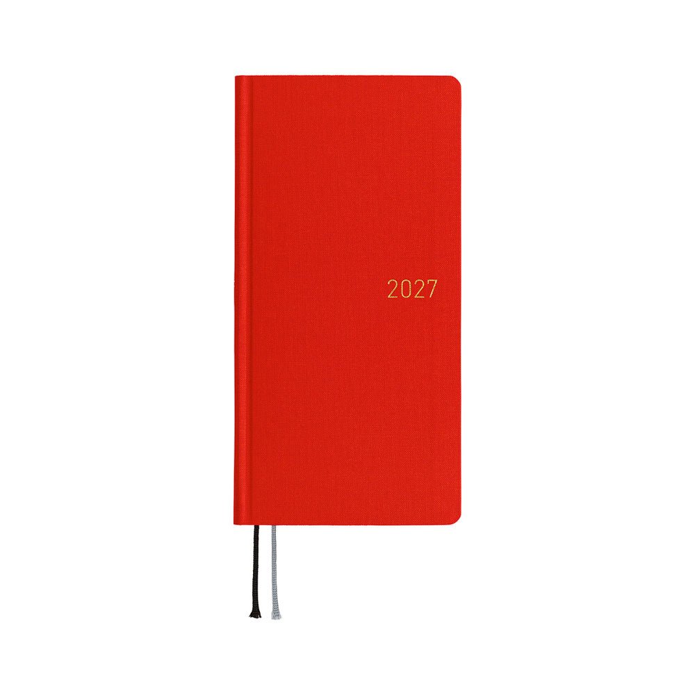 Hobonichi Techo Weeks Mega 2027 - Colors: Poppy Red