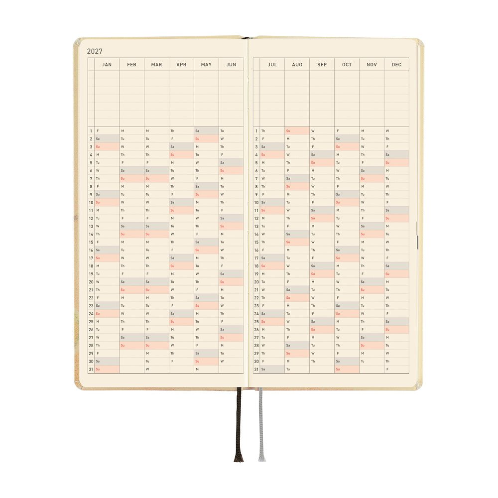 Hobonichi Techo Weeks 2027 - Akiko Miyakoshi: Once, in Spring