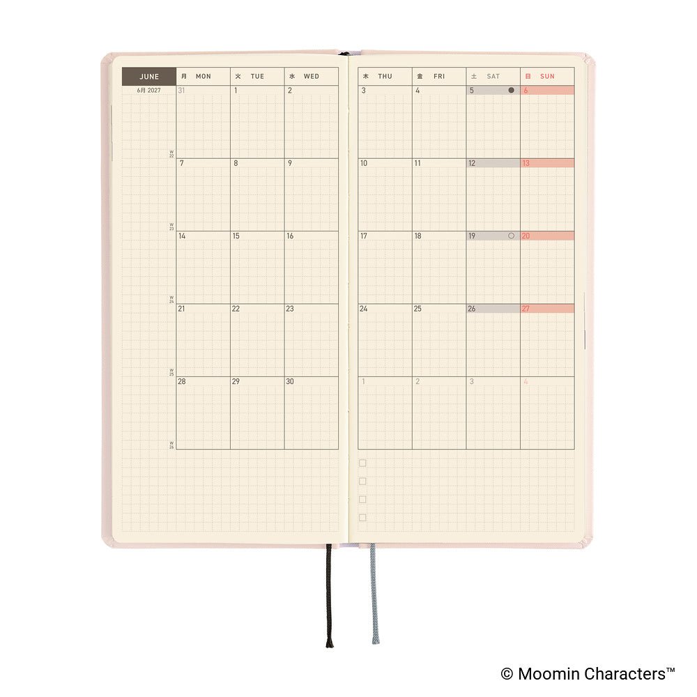 Hobonichi Techo Weeks 2027 - Moomin: At the Table