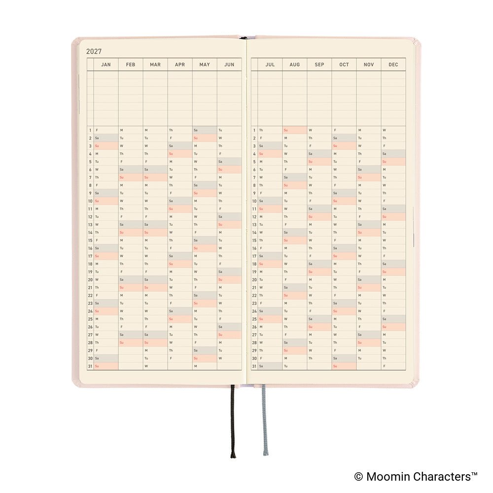 Hobonichi Techo Weeks 2027 - Moomin: At the Table