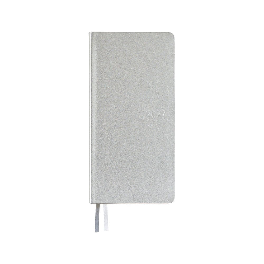 Hobonichi Techo Weeks 2027 - Leather: Noble Silver