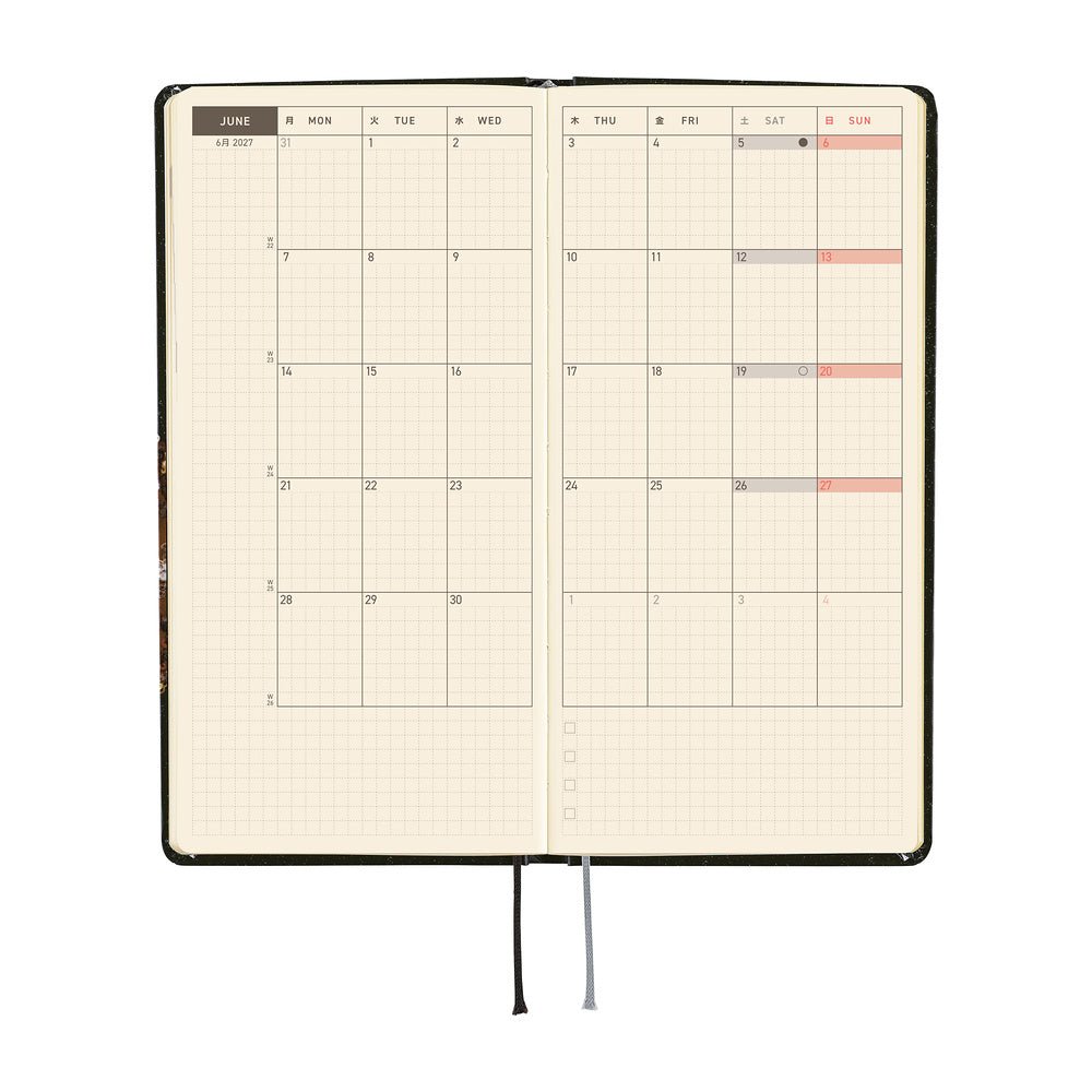 Hobonichi Techo Weeks 2027 - tanakadaisuke: Starlight