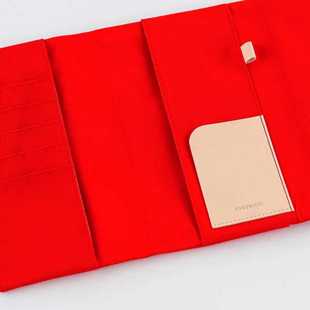 Hobonichi Techo Weeks Cover - Tragen: Red