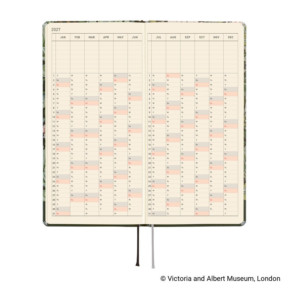 Hobonichi Techo Weeks 2027 - V&A Series: Leicester