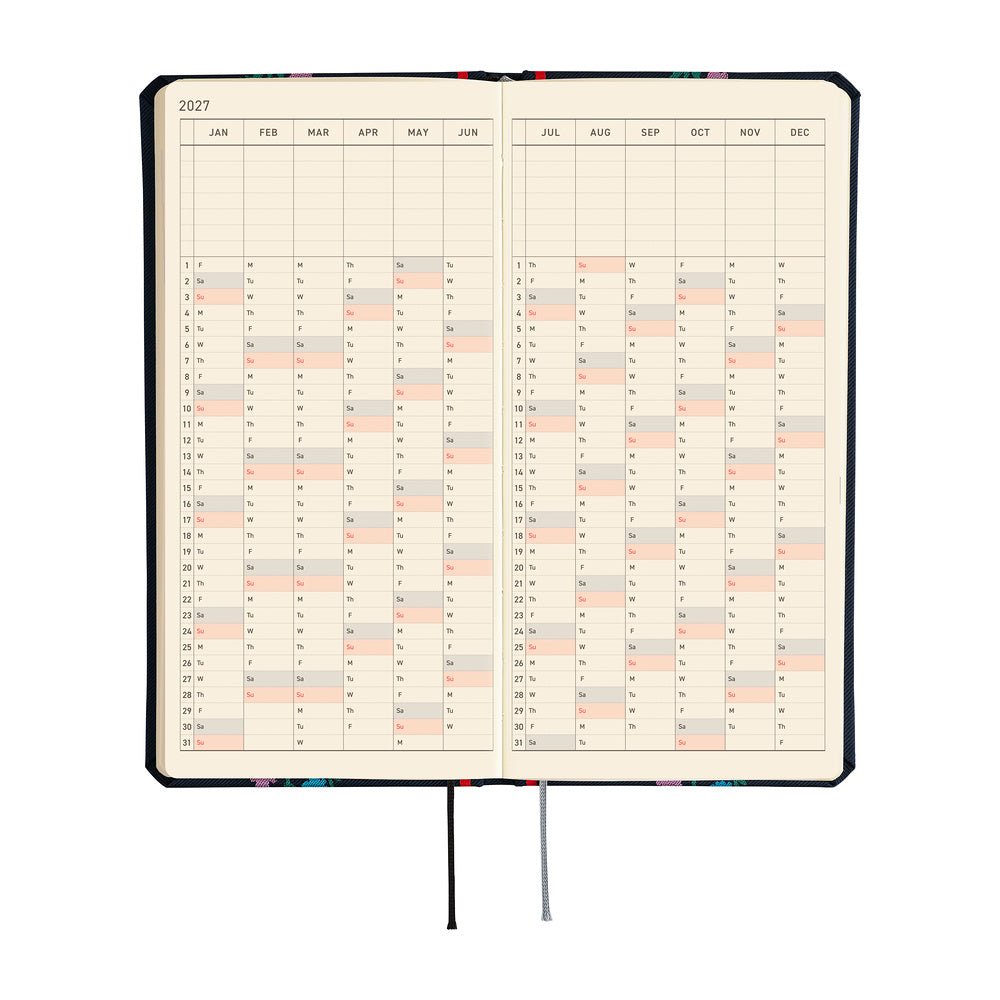 Hobonichi Techo Weeks 2027 - Yoshie Watanabe: Petit Bloom