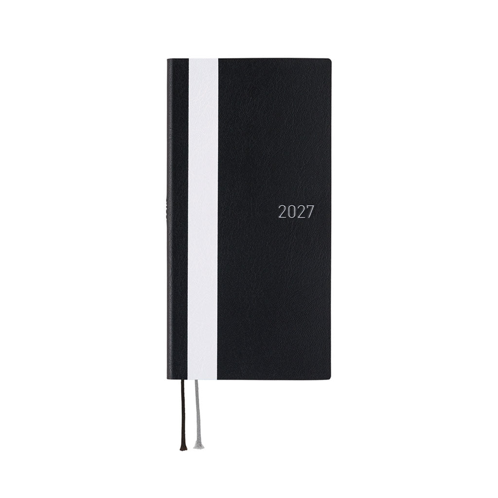 Hobonichi Techo Weeks 2027 - White Line: Black