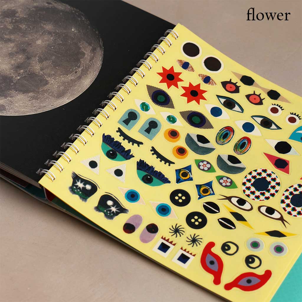 Kokuyo Make Faces Sticker Book