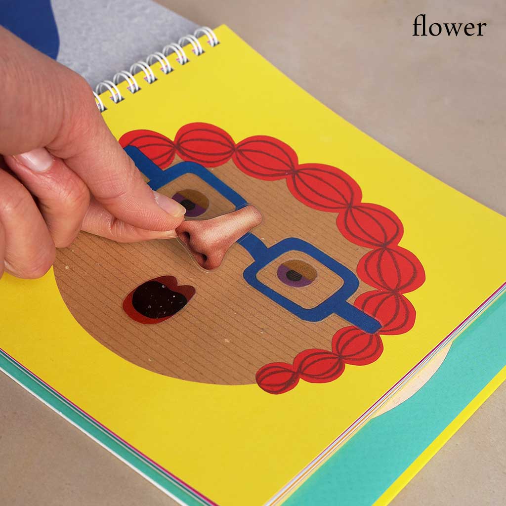 Kokuyo Make Faces Sticker Book