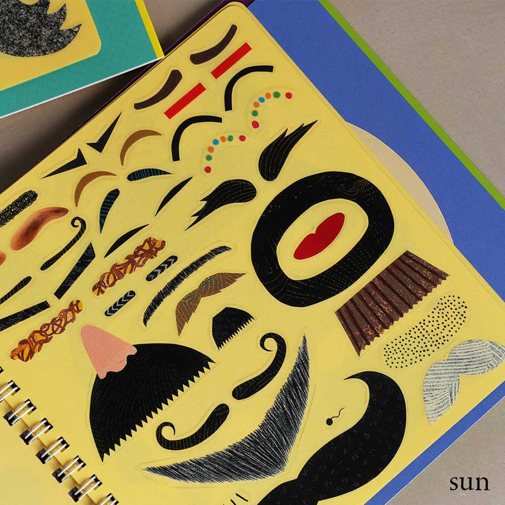 Kokuyo Make Faces Sticker Book
