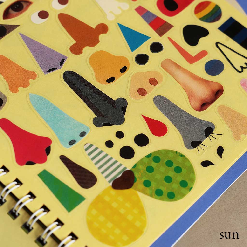 Kokuyo Make Faces Sticker Book