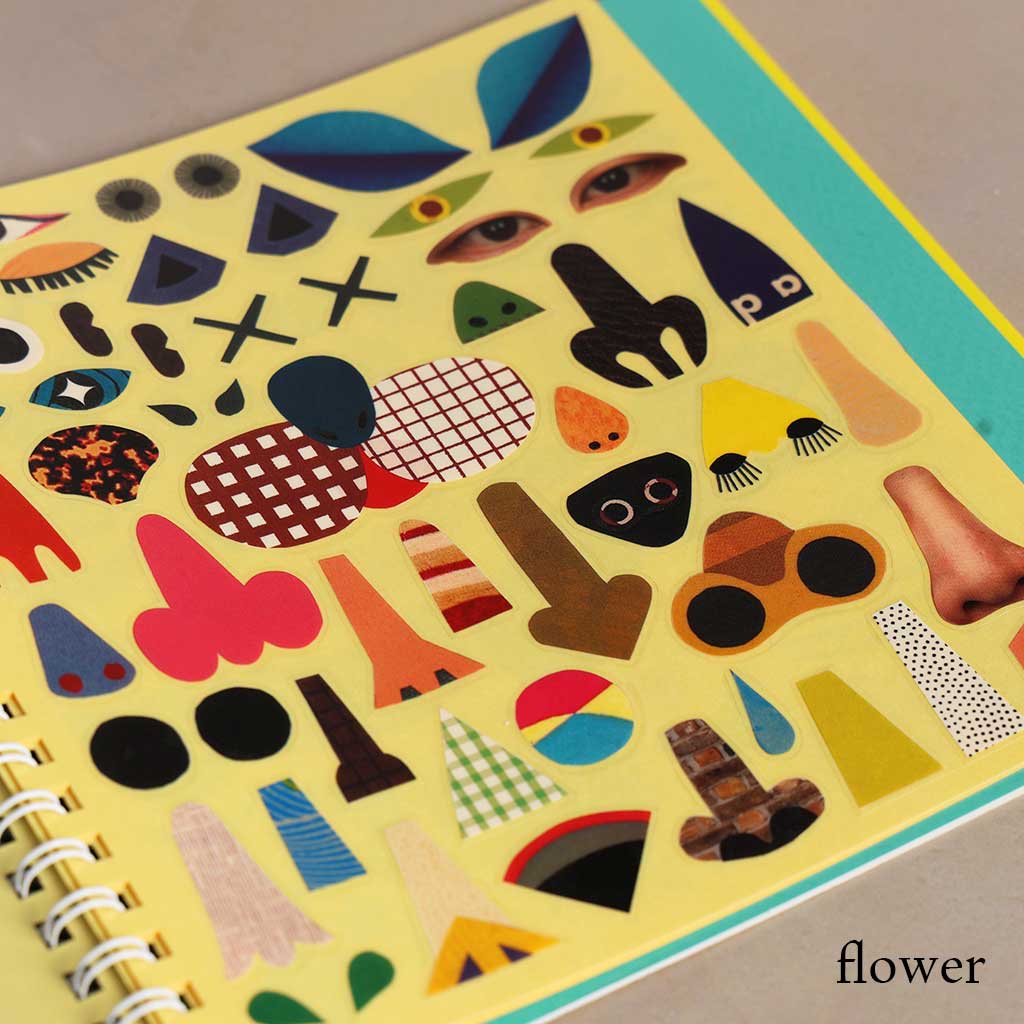 Kokuyo Make Faces Sticker Book