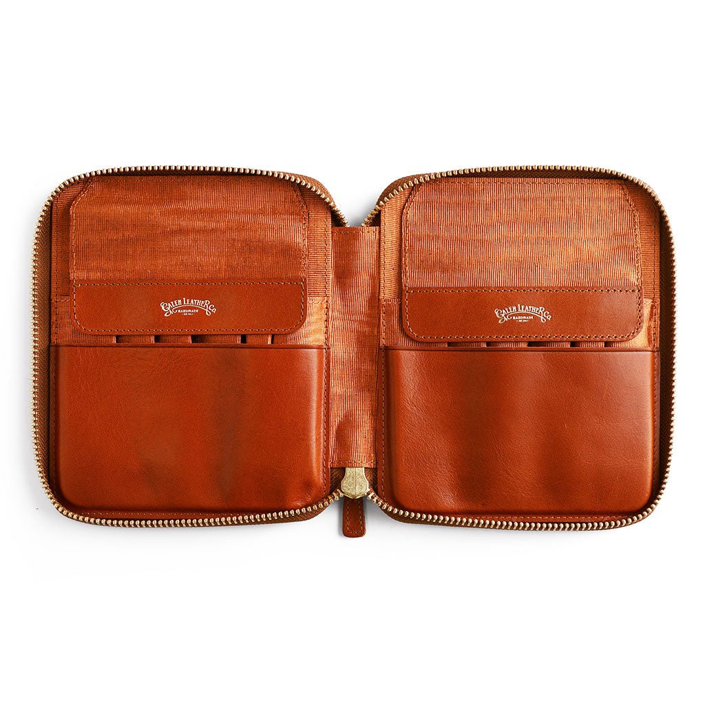 Legacy Leather Zip Pen Case for 12 Pens