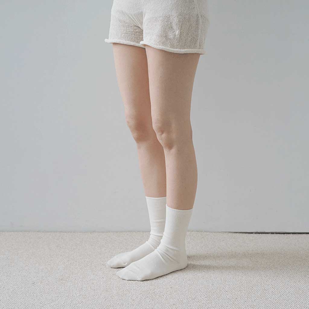 Merino Wool Ribbed Socks