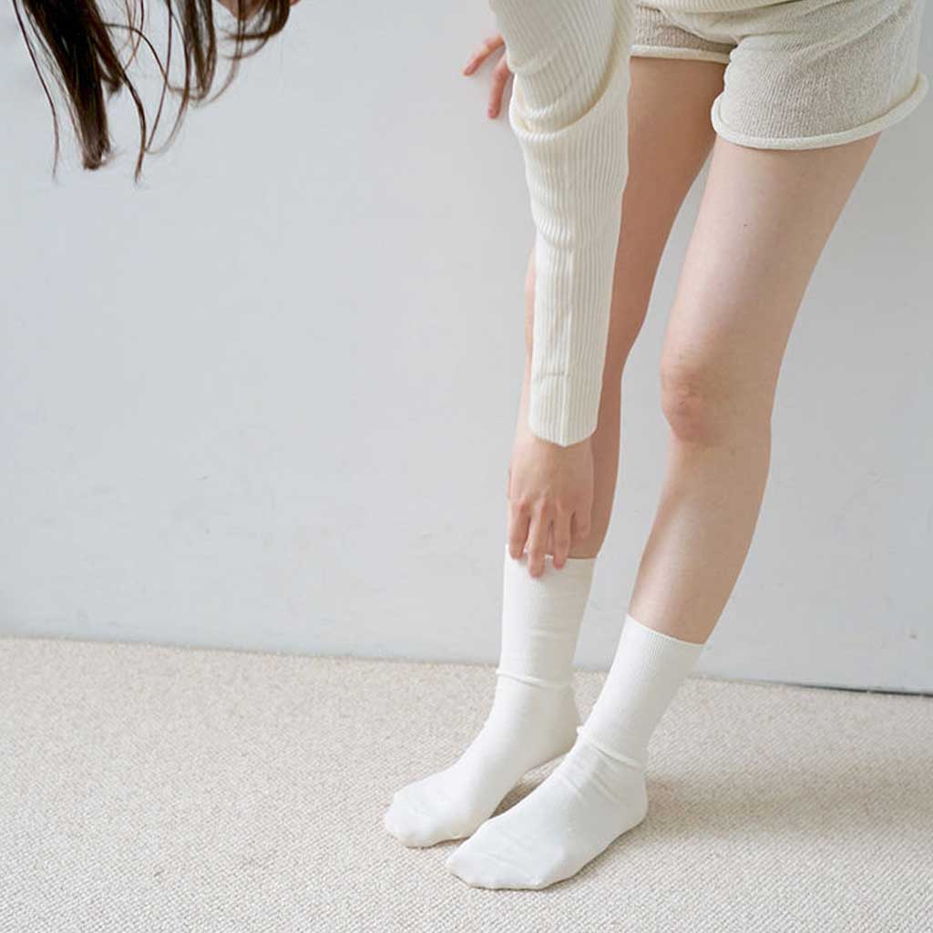 Merino Wool Ribbed Socks