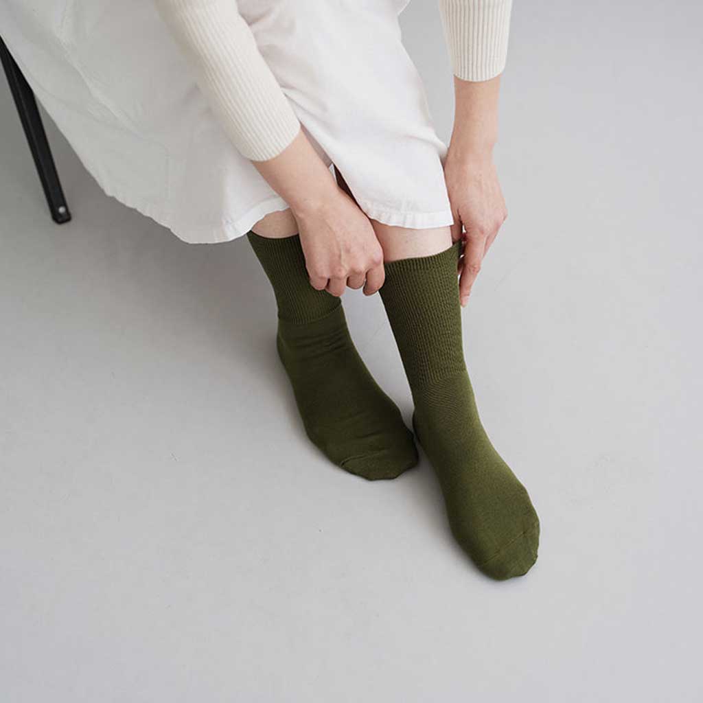 Merino Wool Ribbed Socks