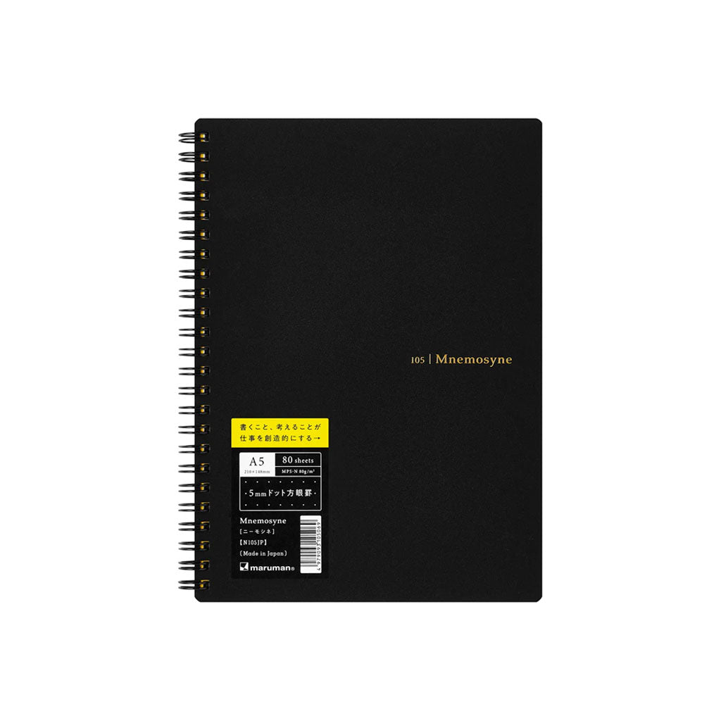 Mnemosyne N105 Notebook - A5, Dot Grid, 5 mm