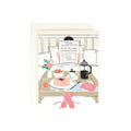 Mom Newspaper Breakfast In Bed Card