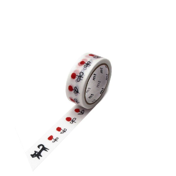 mt Special Collaborations Washi Tape - Makoto Matsubayashi Black Cat