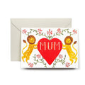 Mum Lion Heart Card