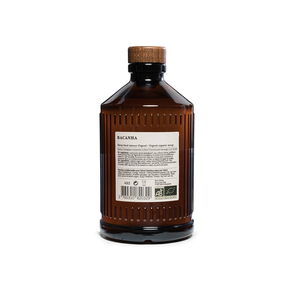 Organic Raw Orgeat Syrup