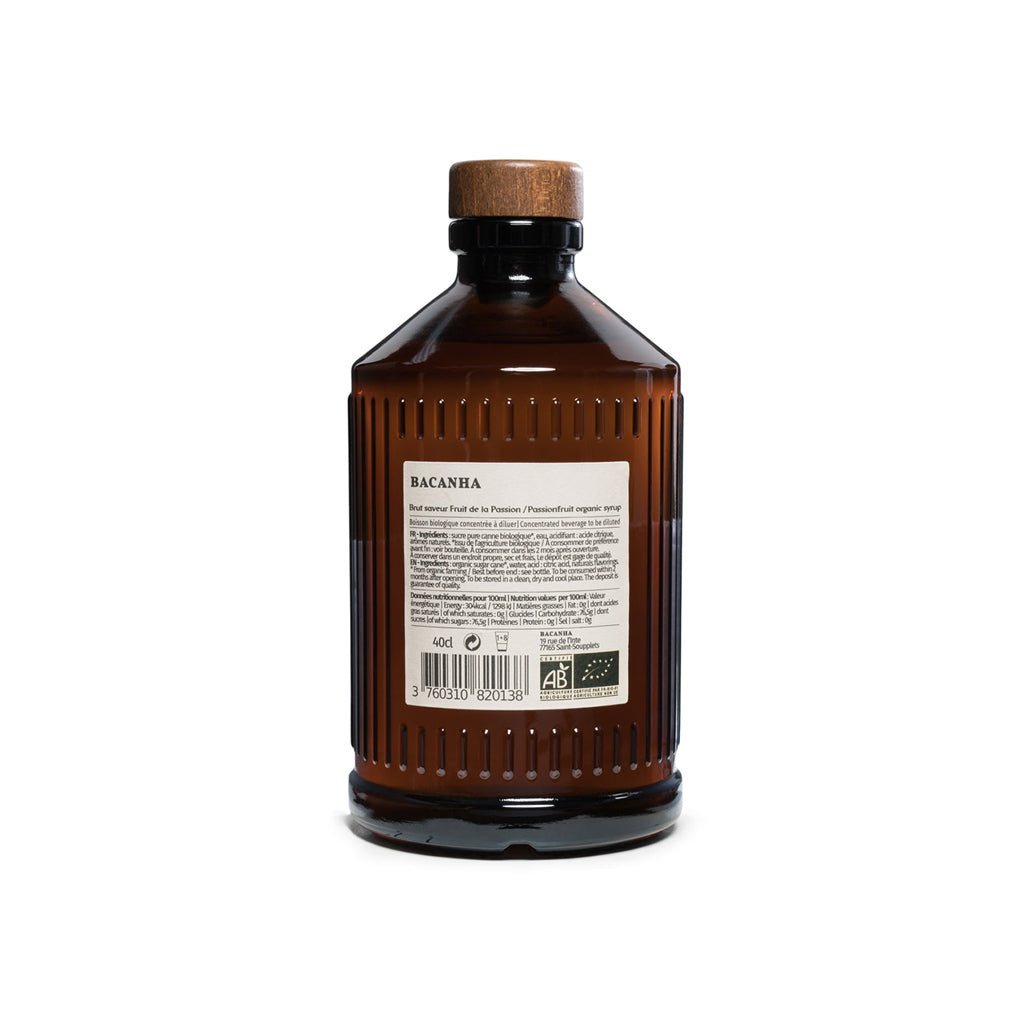 Organic Raw Passionfruit Syrup
