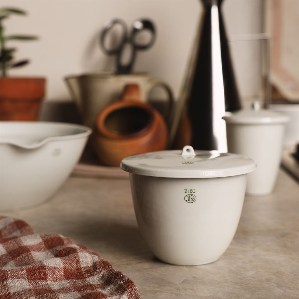 Porcelain Spice Jar with Lid