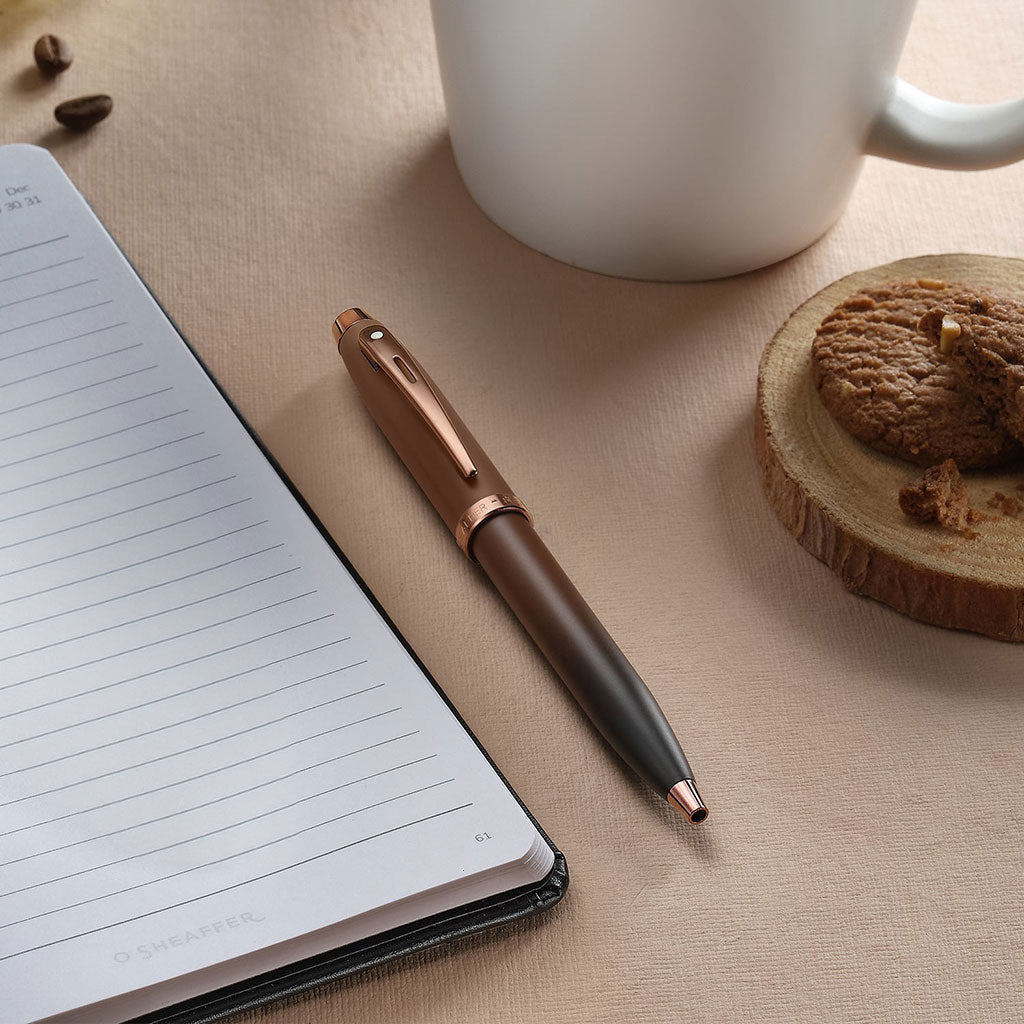 Sheaffer 100 9374 Coffee Edition Matte Brown Ballpoint Pen