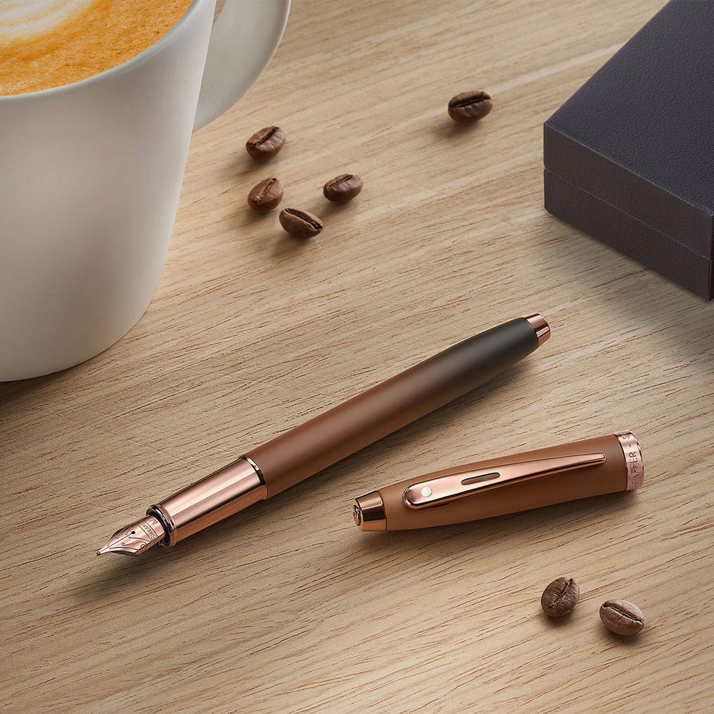 Sheaffer 100 9374 Coffee Edition Matte Brown Fountain Pen