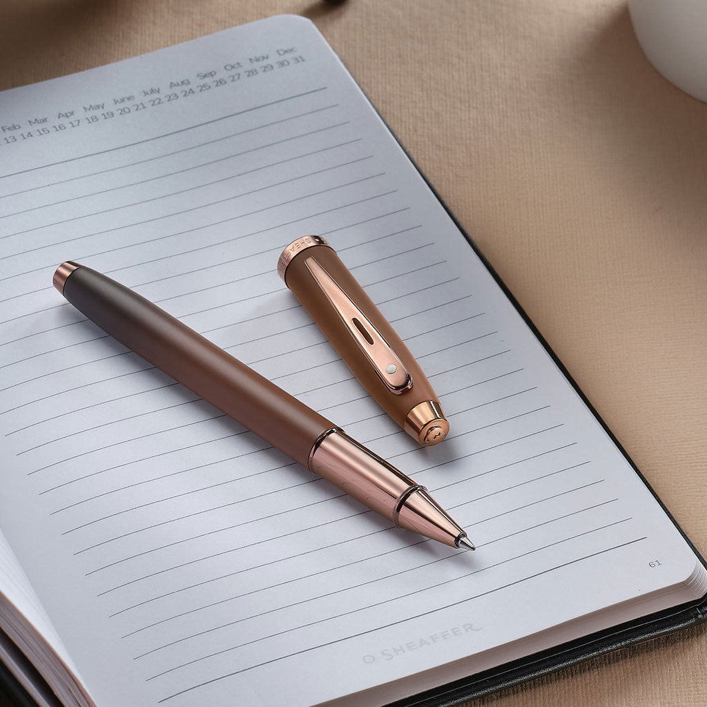 Sheaffer 100 9374 Coffee Edition Matte Brown Rollerball Pen