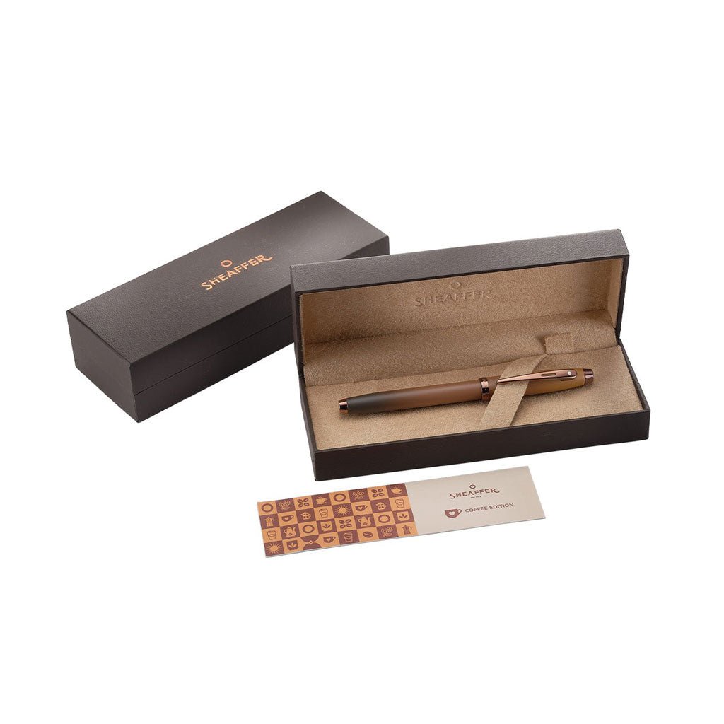 Sheaffer 100 9374 Coffee Edition Matte Brown Rollerball Pen