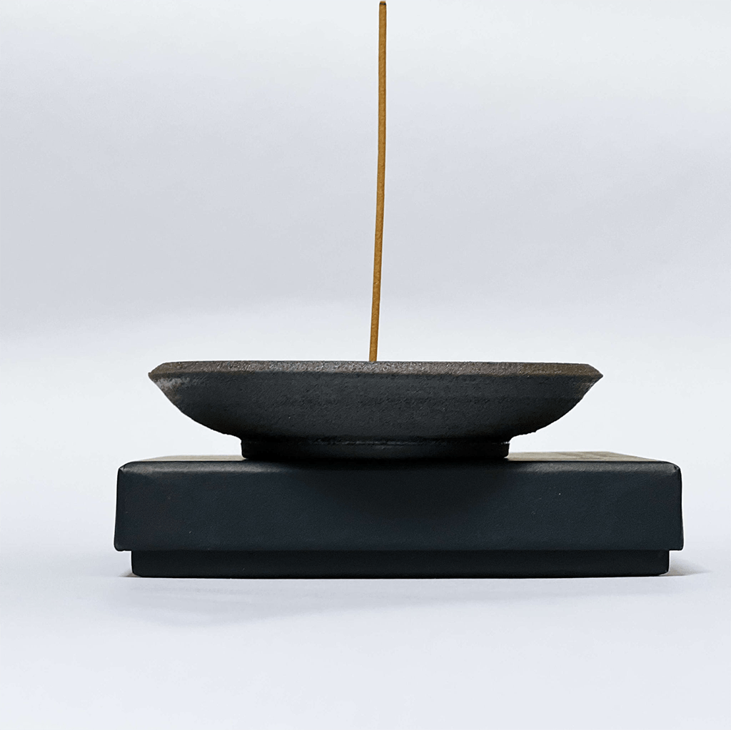 Smudge Dish with Brass Dome Incense Holder