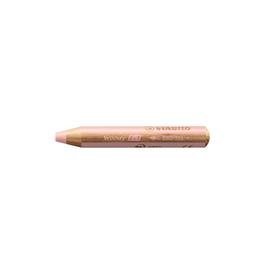 Stabilo Woody 3-in-1 Pencil Set of 6 with Sharpener
