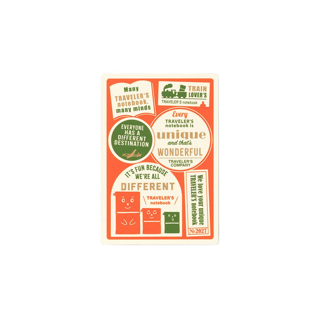 Traveler's Passport Notebook Plastic Sheet for 2027 Diary