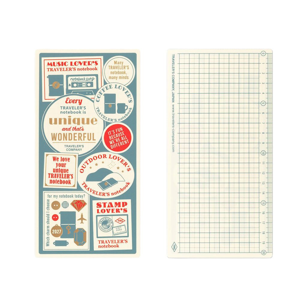 Traveler's Notebook Plastic Sheet for 2027 Diary