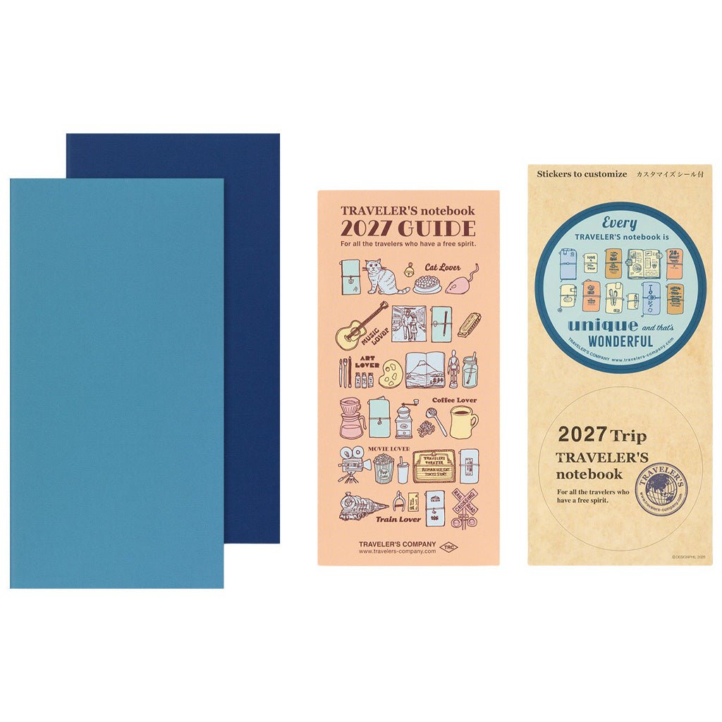 Traveler's Notebook Refill 2027 Diary Weekly + Memo