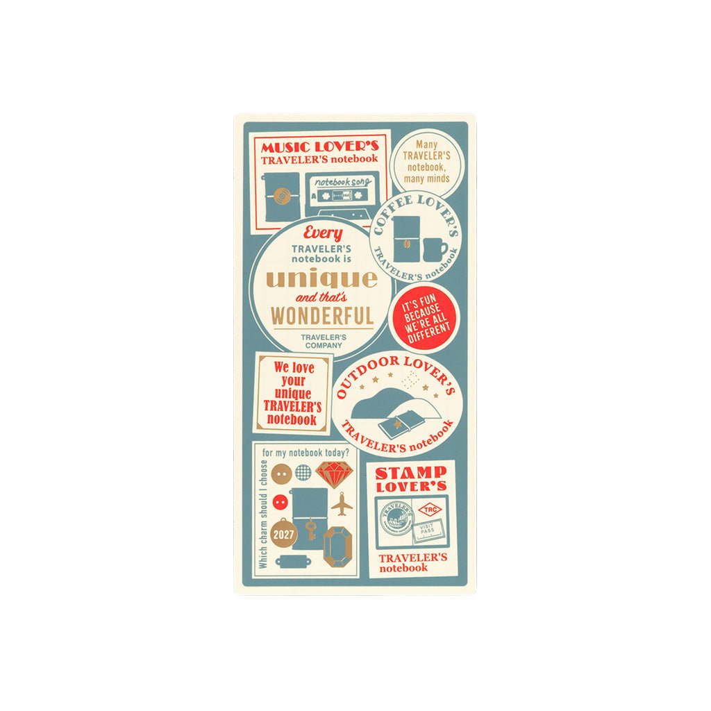 Traveler's Notebook Plastic Sheet for 2027 Diary
