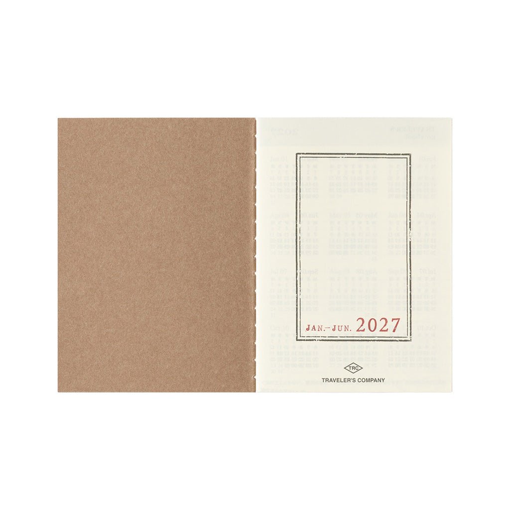 Traveler's Passport Notebook Refill 2027 Weekly Diary