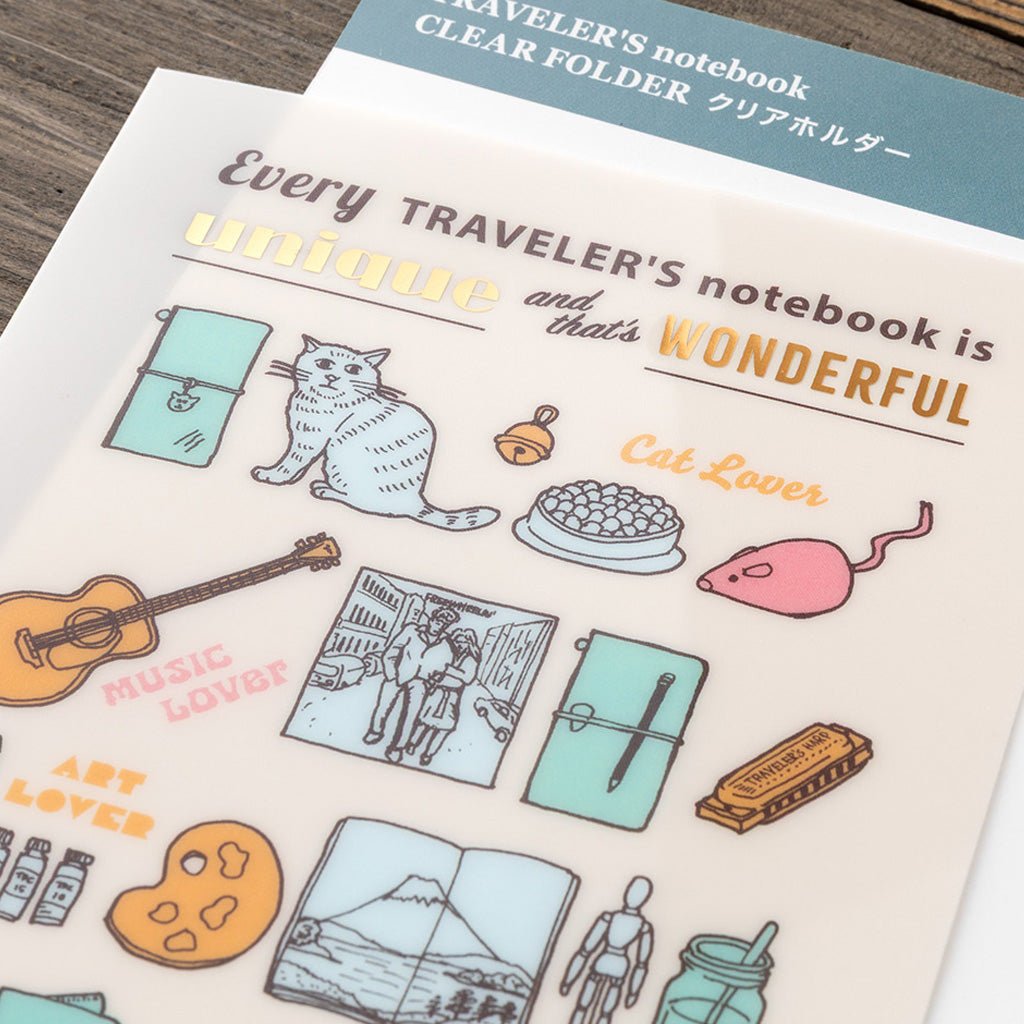 Traveler's Notebook Clear Folder for 2027 Diary