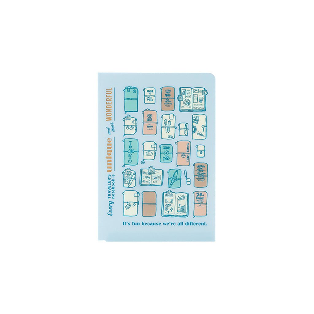 Traveler's Passport Notebook Clear Folder for 2027 Diary