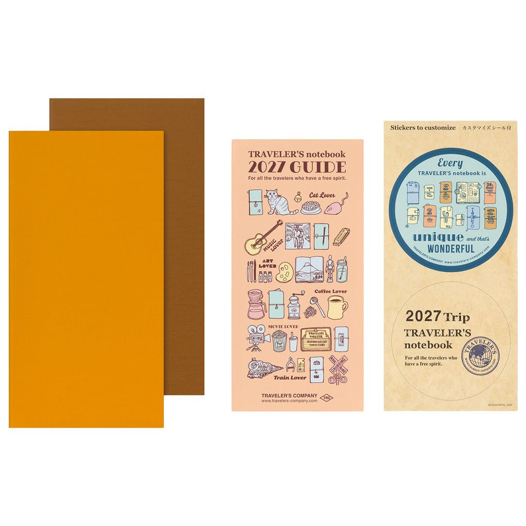 Traveler's Notebook Refill 2027 Diary Weekly Vertical